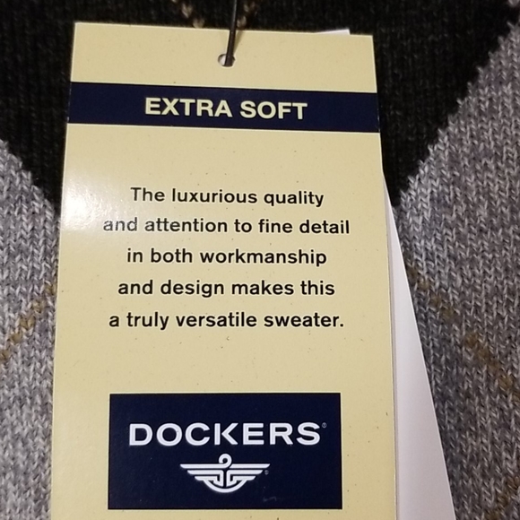 Nwt ! Dockers extra soft men's sweater size L - Picture 5 of 13